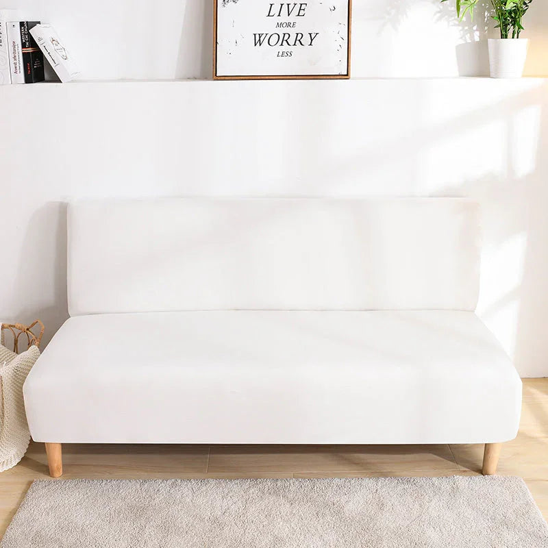 Sofa Bed Cover - Natural white - Adaptable & Expandable - The Sofa Cover Crafter 