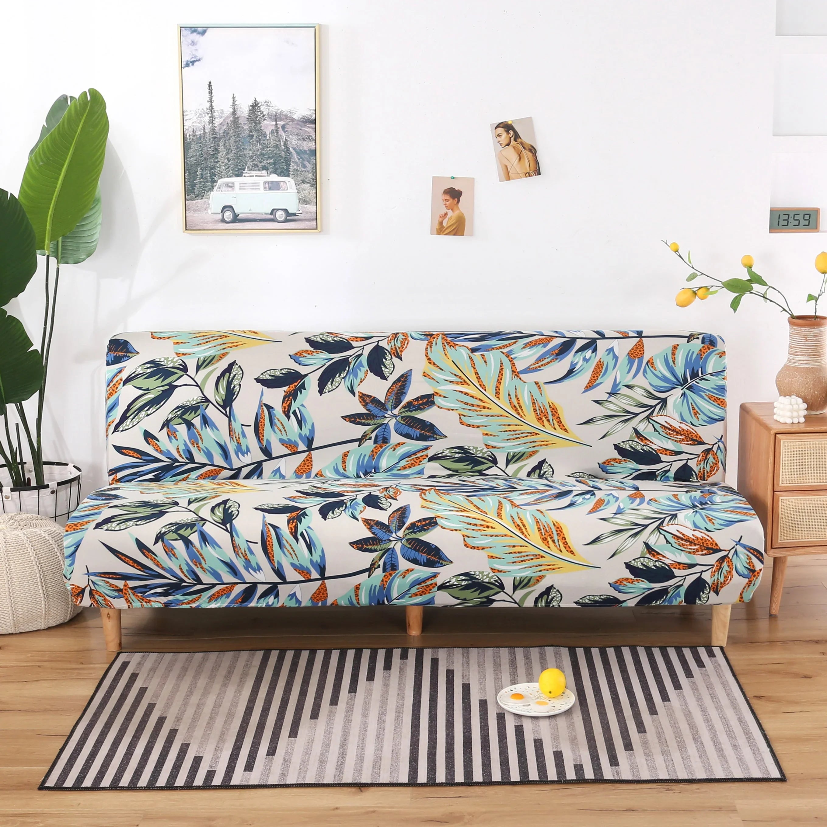 Sofa Bed Cover - Olaves - Adaptable & Expandable - The Sofa Cover Crafter 
