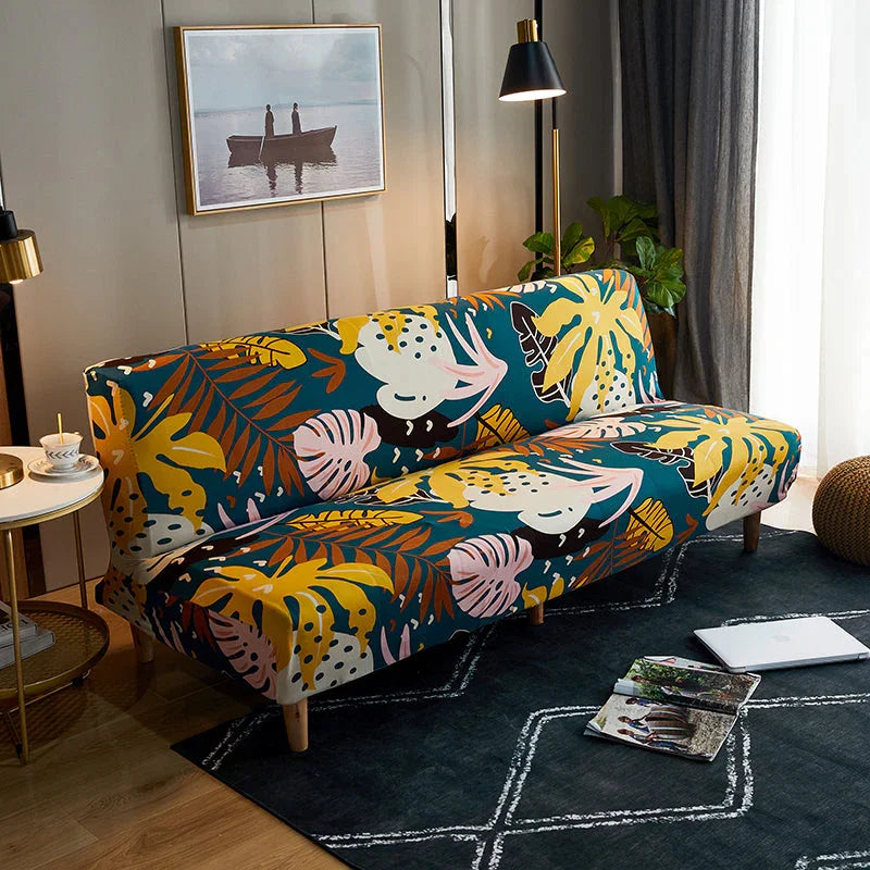 Sofa Bed Cover - Rhaelleaves - Adaptable & Expandable - The Sofa Cover Crafter 