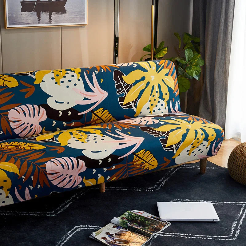 Sofa Bed Cover - Rhaelleaves - Adaptable & Expandable - The Sofa Cover Crafter 