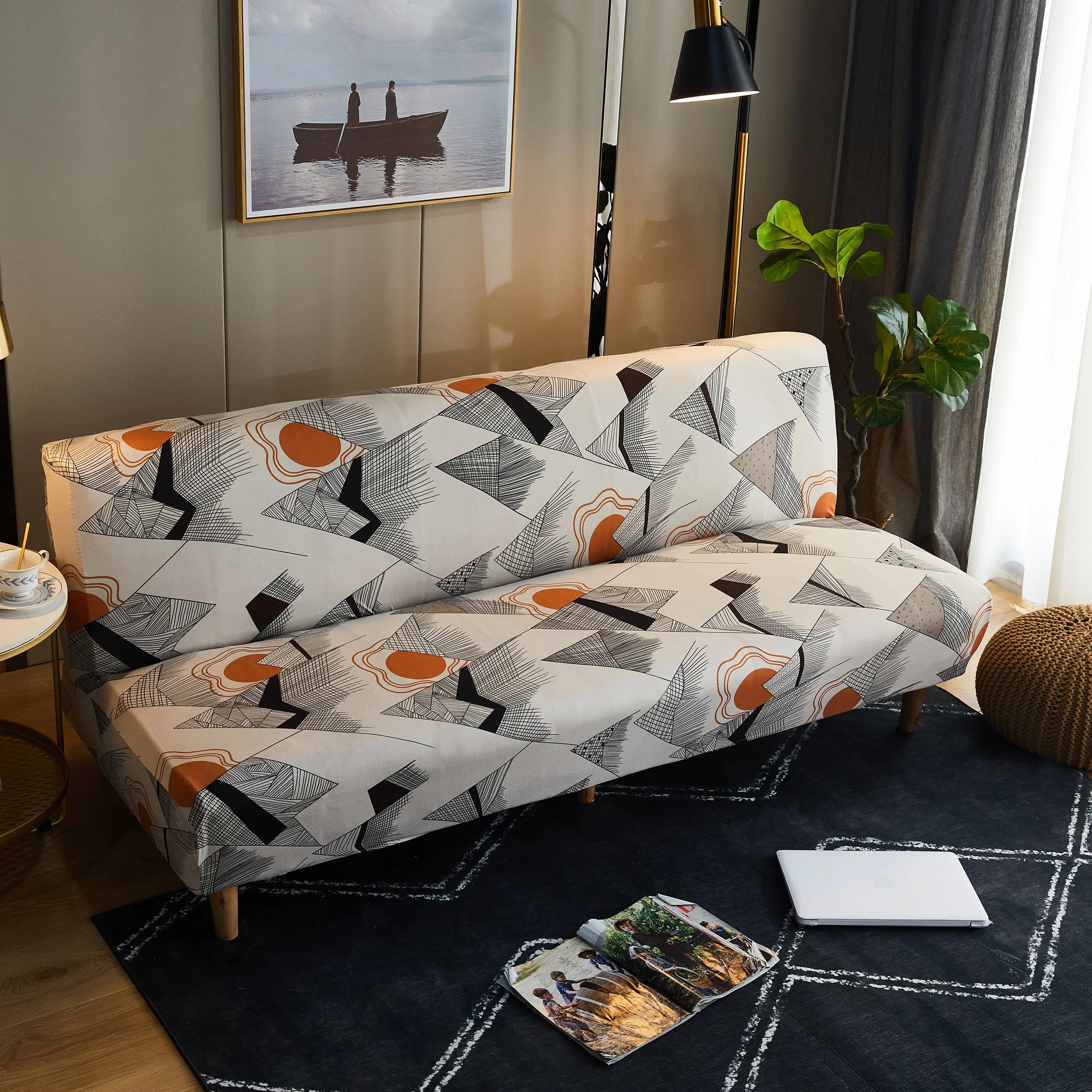 Sofa Bed Cover - Shadome - Adaptable & Expandable - The Sofa Cover Crafter 