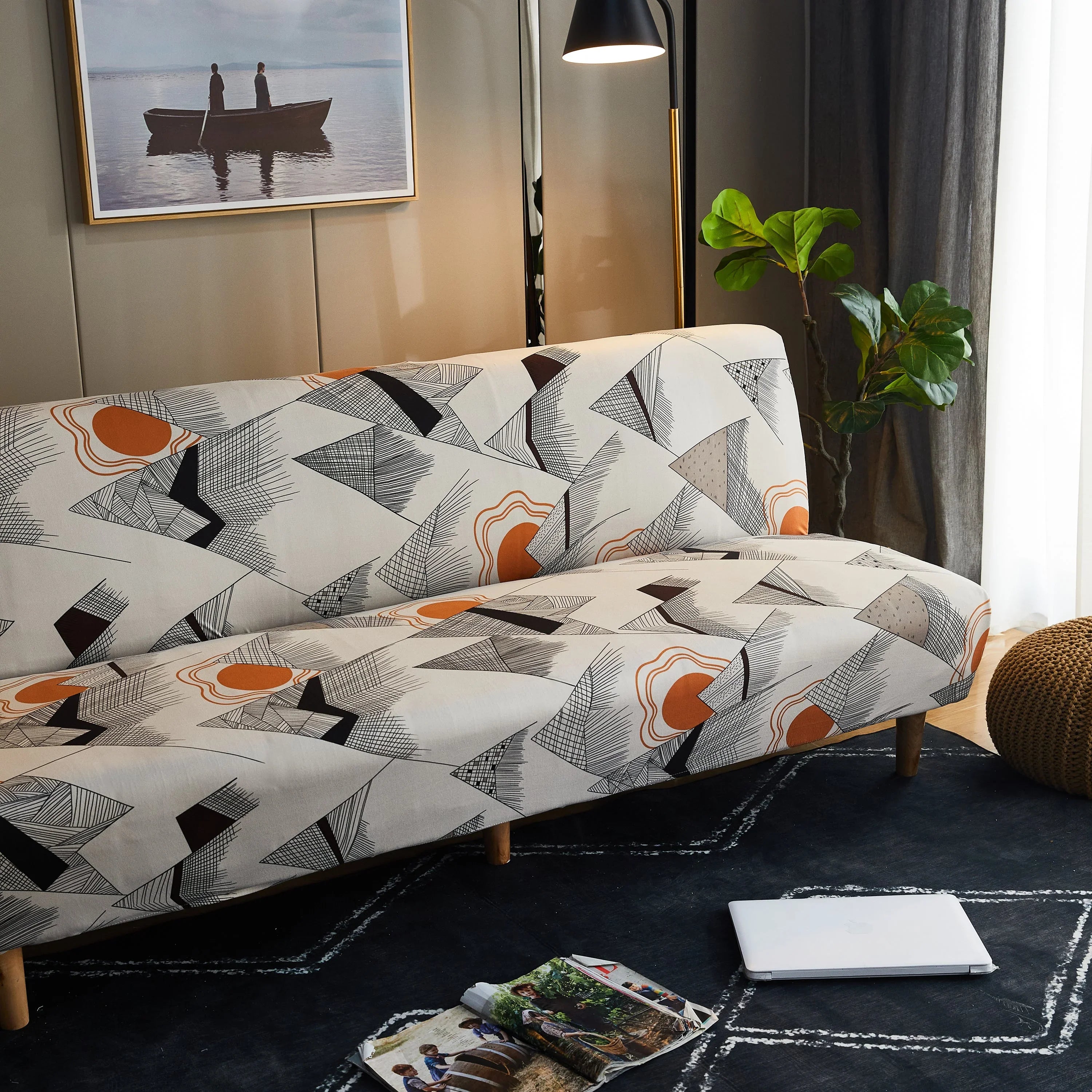 Sofa Bed Cover - Shadome - Adaptable & Expandable - The Sofa Cover Crafter 