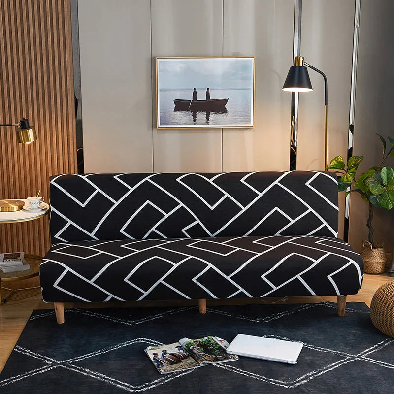 Sofa Bed Cover - Zigzagiela - Adaptable & Expandable - The Sofa Cover Crafter 