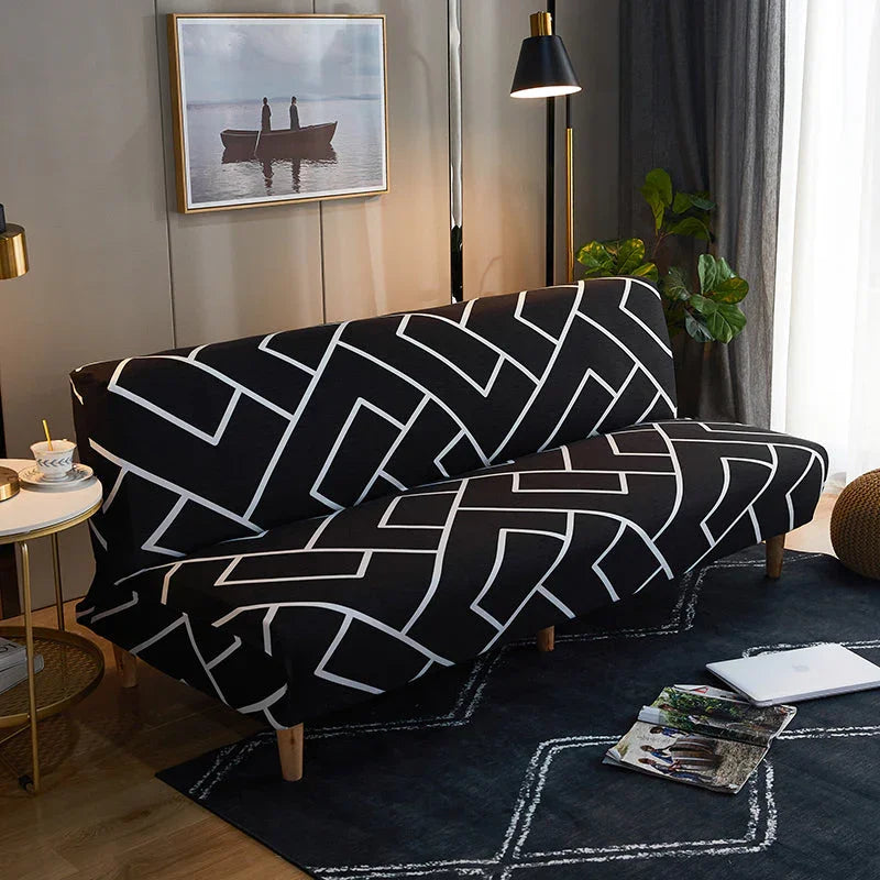 Sofa Bed Cover - Zigzagiela - Adaptable & Expandable - The Sofa Cover Crafter 