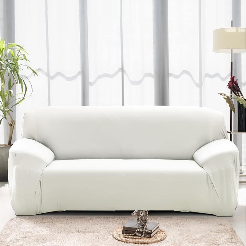 Sofa Cover - Alabaster White - Adaptable & Expandable - The Sofa Cover Crafter 