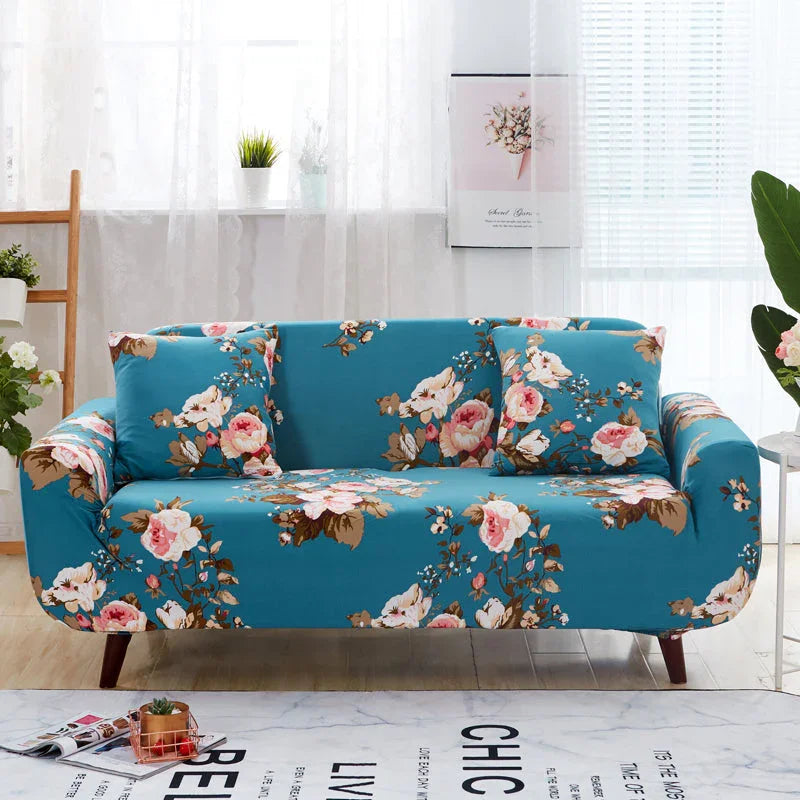 Sofa Cover - Blossom - Adaptable & Expandable - The Sofa Cover Crafter 