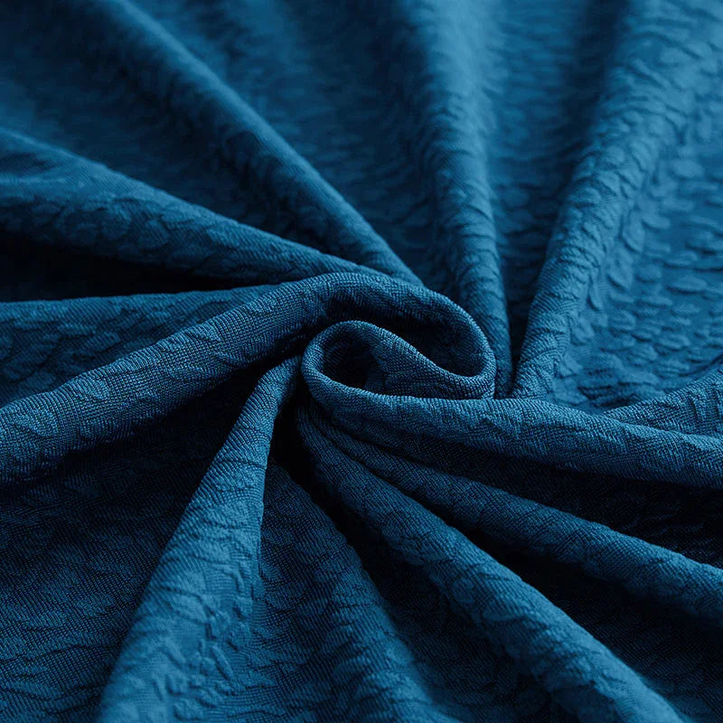 Sofa Cover -Bubble Gauze - Bright Blue - Waterproof - The Sofa Cover Crafter 