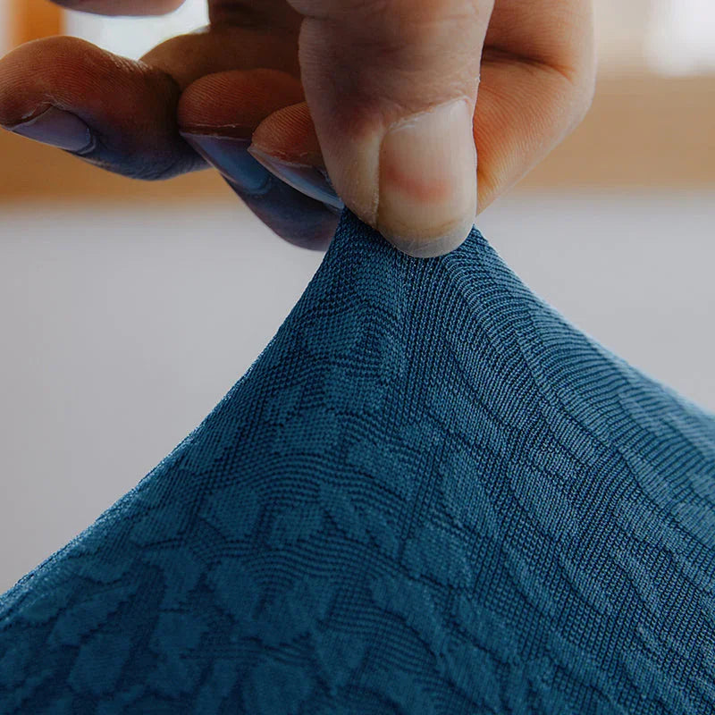 Sofa Cover -Bubble Gauze - Bright Blue - Waterproof - The Sofa Cover Crafter 
