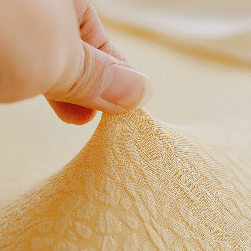 Sofa Cover -Bubble Gauze - Goose Yellow - Waterproof - The Sofa Cover Crafter 