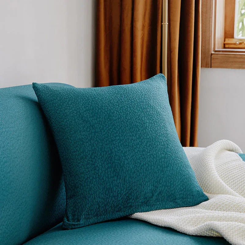 Sofa Cover -Bubble Gauze - Indigo - Waterproof - The Sofa Cover Crafter 
