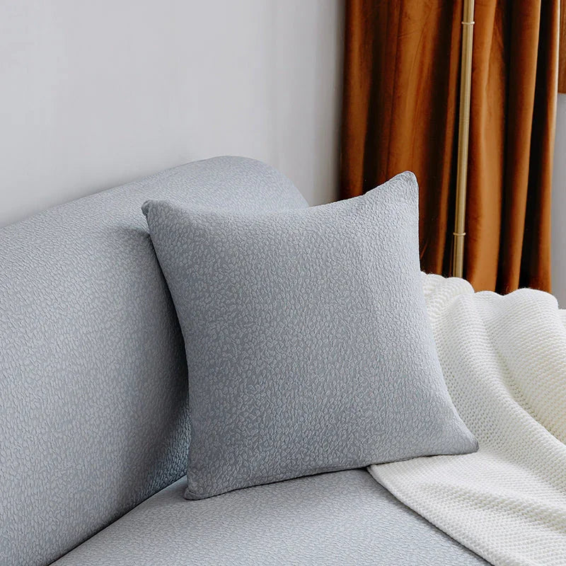 Sofa Cover -Bubble Gauze - Light Gray - Waterproof - The Sofa Cover Crafter 