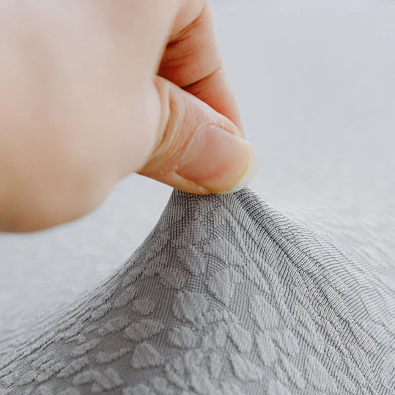Sofa Cover -Bubble Gauze - Light Gray - Waterproof - The Sofa Cover Crafter 