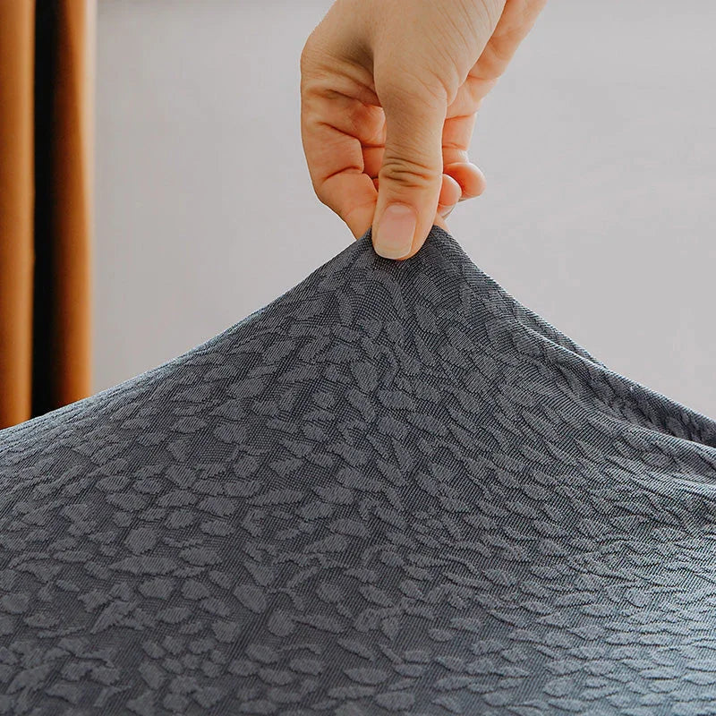 Sofa Cover -Bubble Gauze - Medium Gray - Waterproof - The Sofa Cover Crafter 