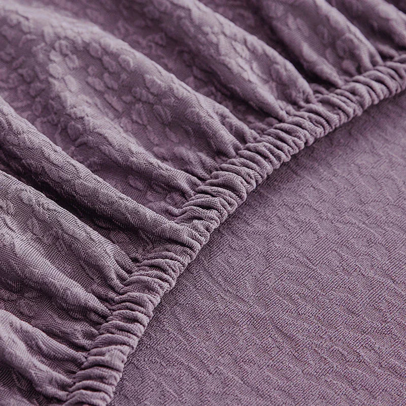 Sofa Cover -Bubble Gauze - Taro Purple - Waterproof - The Sofa Cover Crafter 