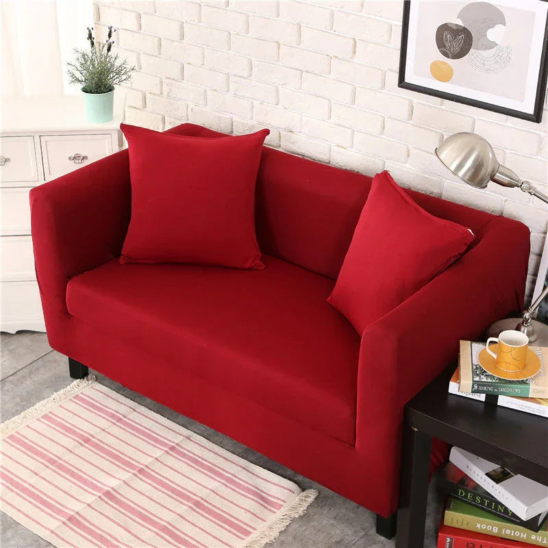 Sofa Cover - Burgundy - Adaptable & Expandable - The Sofa Cover Crafter 