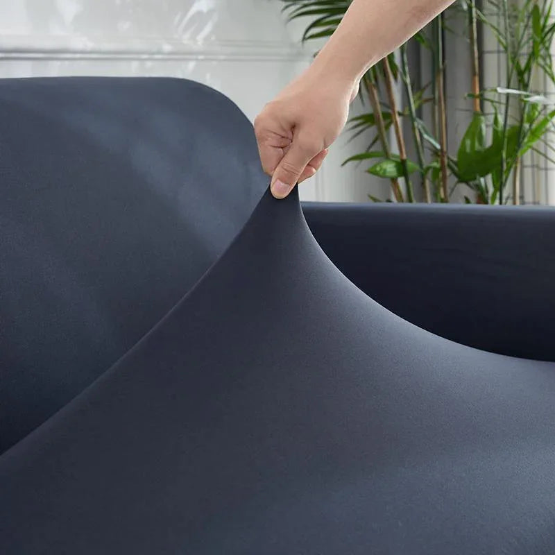 Sofa Cover - Clay Grey - Adaptable & Expandable - The Sofa Cover Crafter 