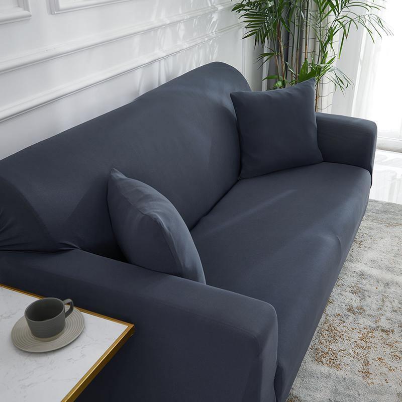 Sofa Cover - Clay Grey - Adaptable & Expandable - The Sofa Cover Crafter 