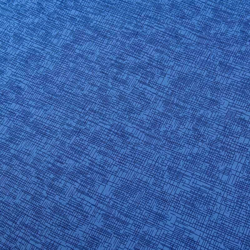 Sofa Cover - Cross pattern - Blue - Adaptable & Expandable - The Sofa Cover Crafter 