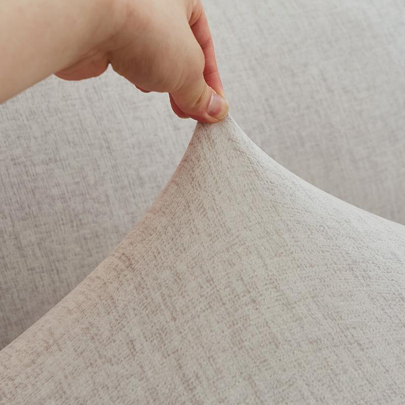 Sofa Cover - Cross pattern - Egg shell - Adaptable & Expandable - The Sofa Cover Crafter 