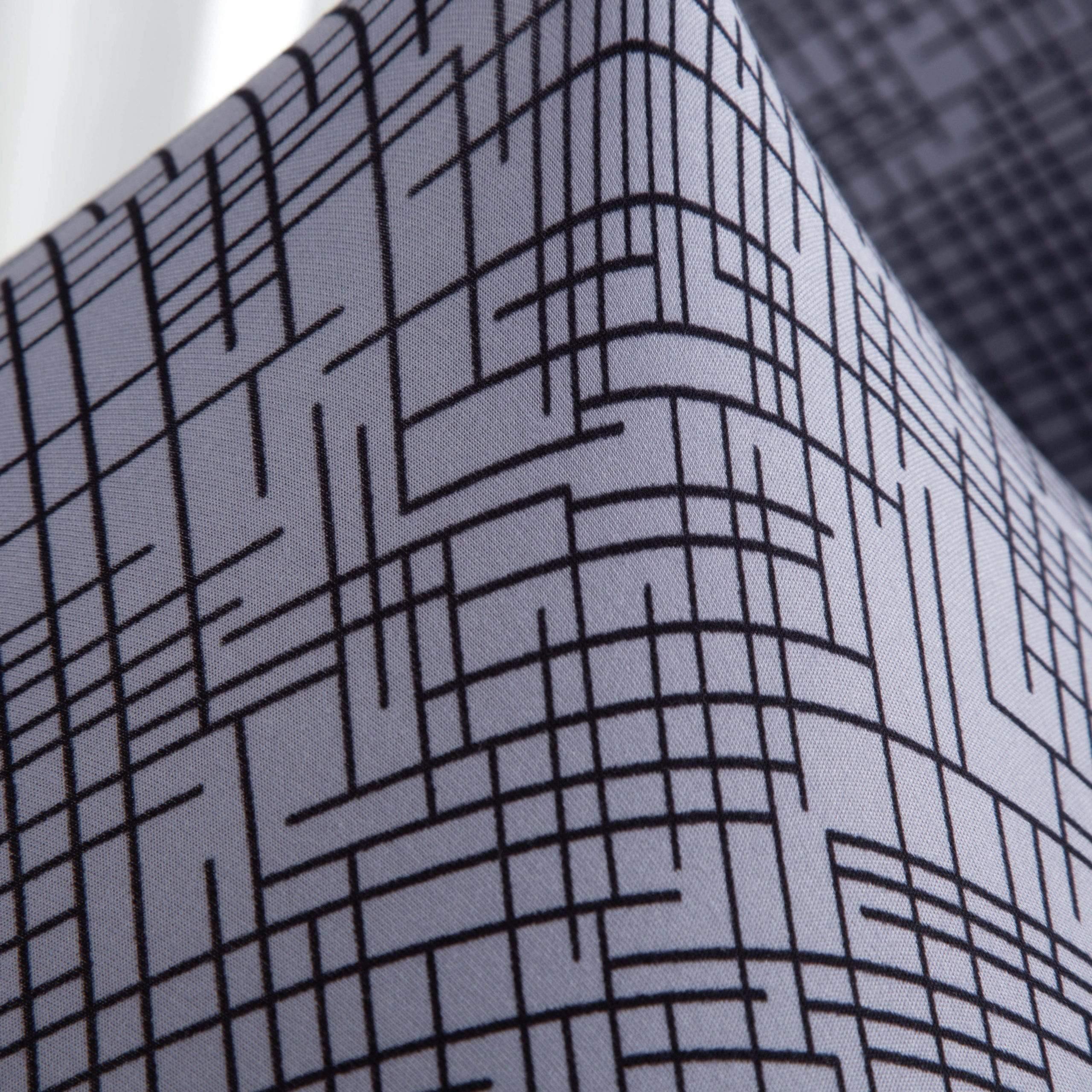 Sofa Cover - Cross pattern - Grey - Adaptable & Expandable - The Sofa Cover Crafter 
