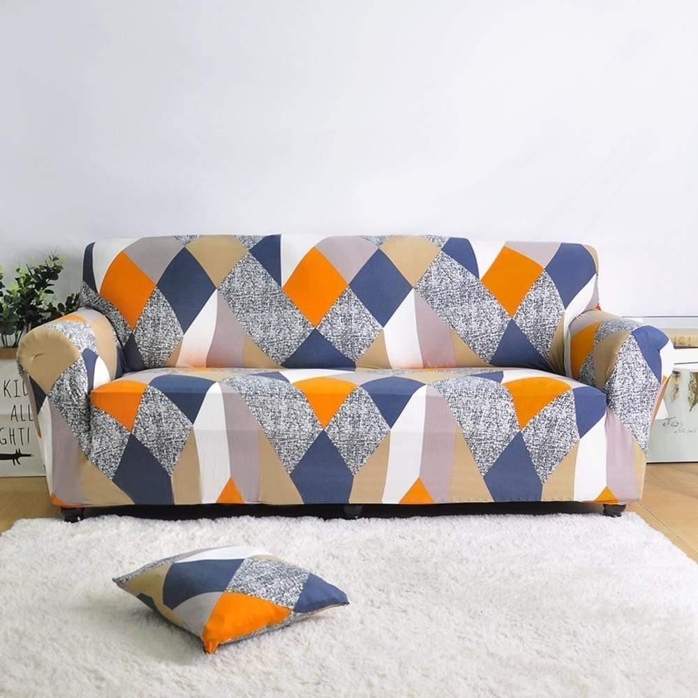 Sofa Cover - Esagonali - Adaptable & Expandable - The Sofa Cover Crafter 