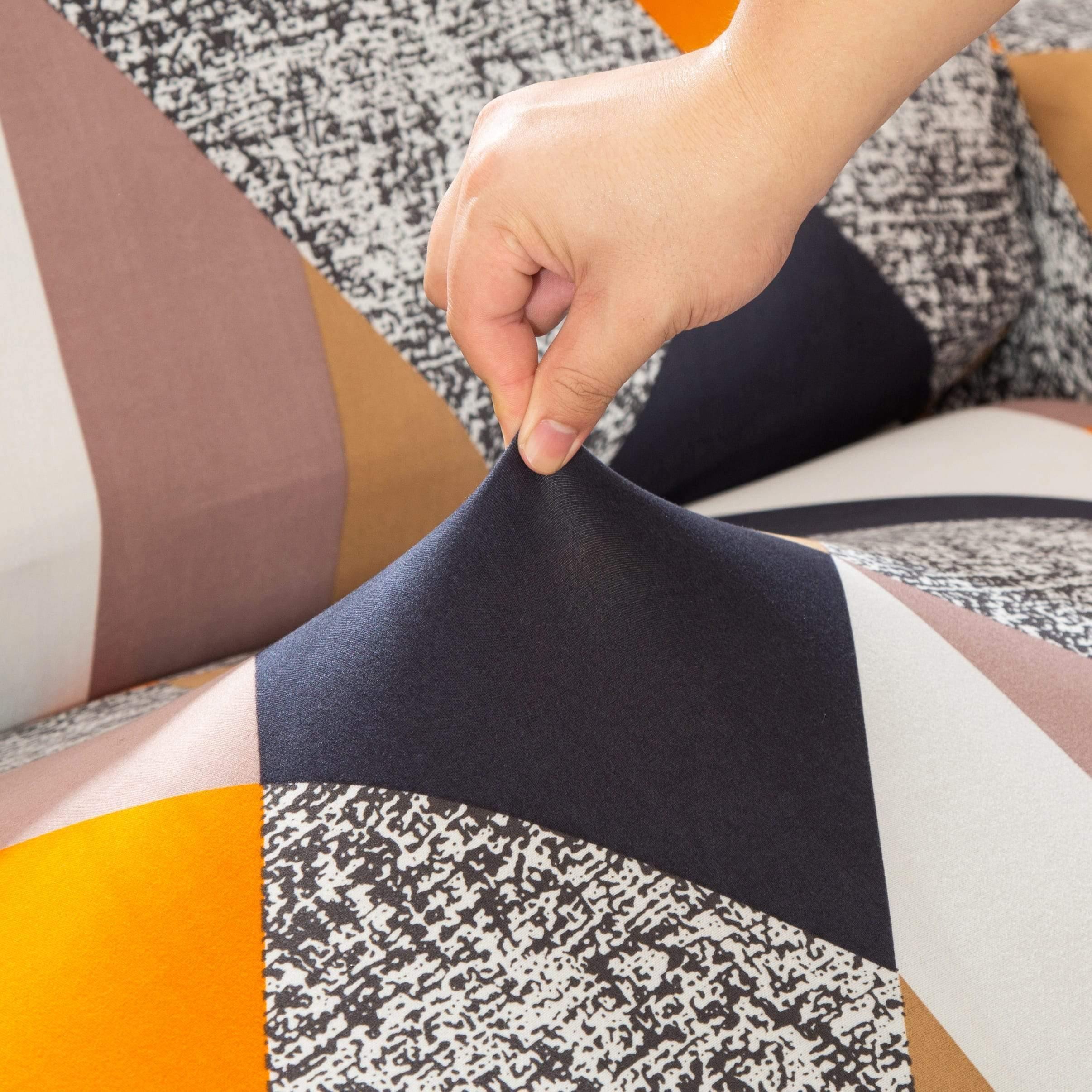 Sofa Cover - Esagonali - Adaptable & Expandable - The Sofa Cover Crafter 
