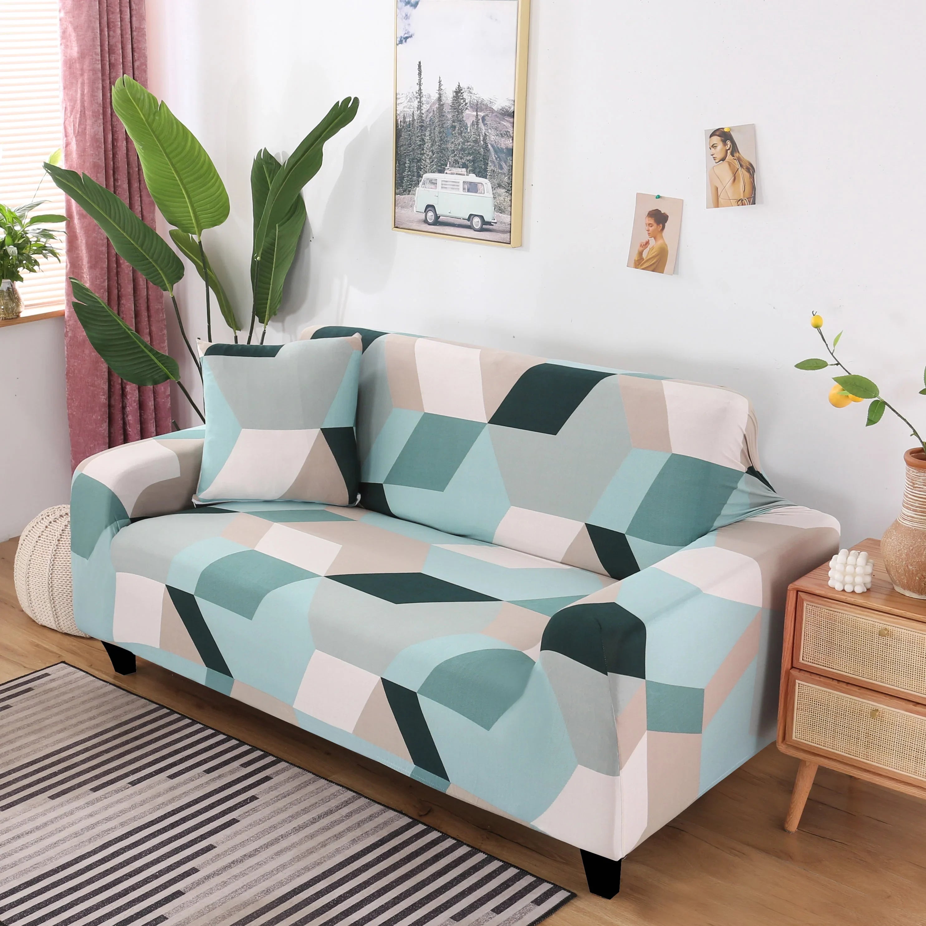 Sofa Cover - Greenoo - Adaptable & Expandable - The Sofa Cover Crafter 