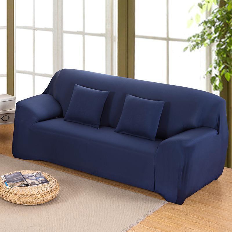 Sofa Cover - Night Blue - Adaptable & Expandable - The Sofa Cover Crafter 