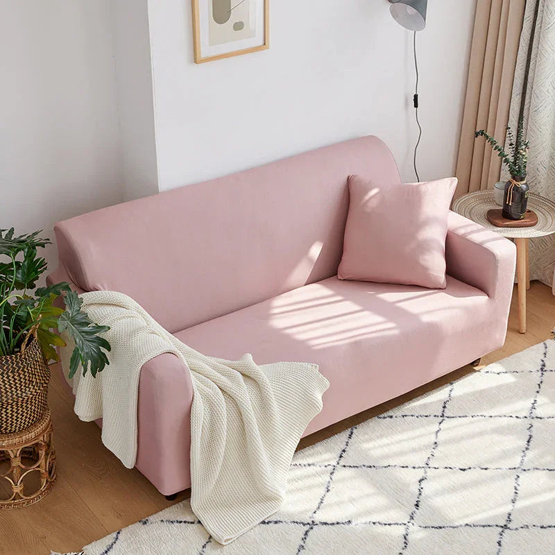 Sofa Cover - Pink lemonade - Adaptable & Expandable - The Sofa Cover Crafter 