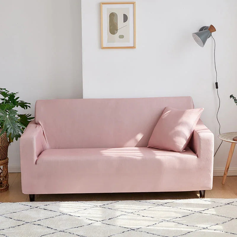 Sofa Cover - Pink lemonade - Adaptable & Expandable - The Sofa Cover Crafter 