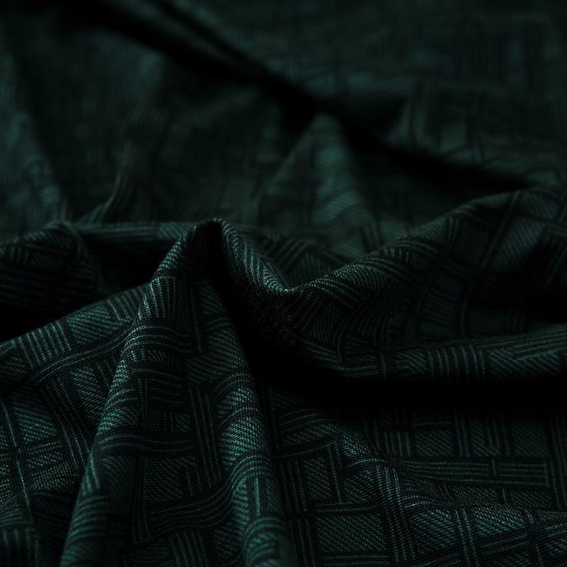 Sofa Cover - Rectangle Pattern - Forest Green - Adaptable & Expandable - The Sofa Cover Crafter 