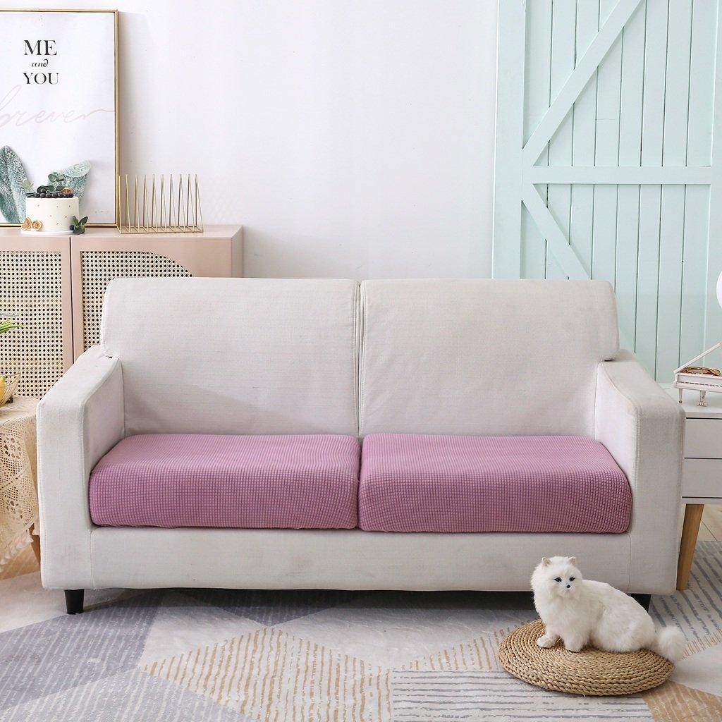 Sofa Cushion Cover - Narrow Jacquard - Pink - The Sofa Cover Crafter 
