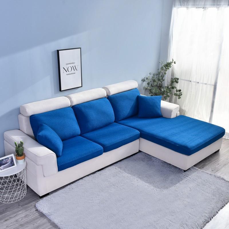Sofa Cushion Cover Waterproof - Dark Blue - The Sofa Cover Crafter 