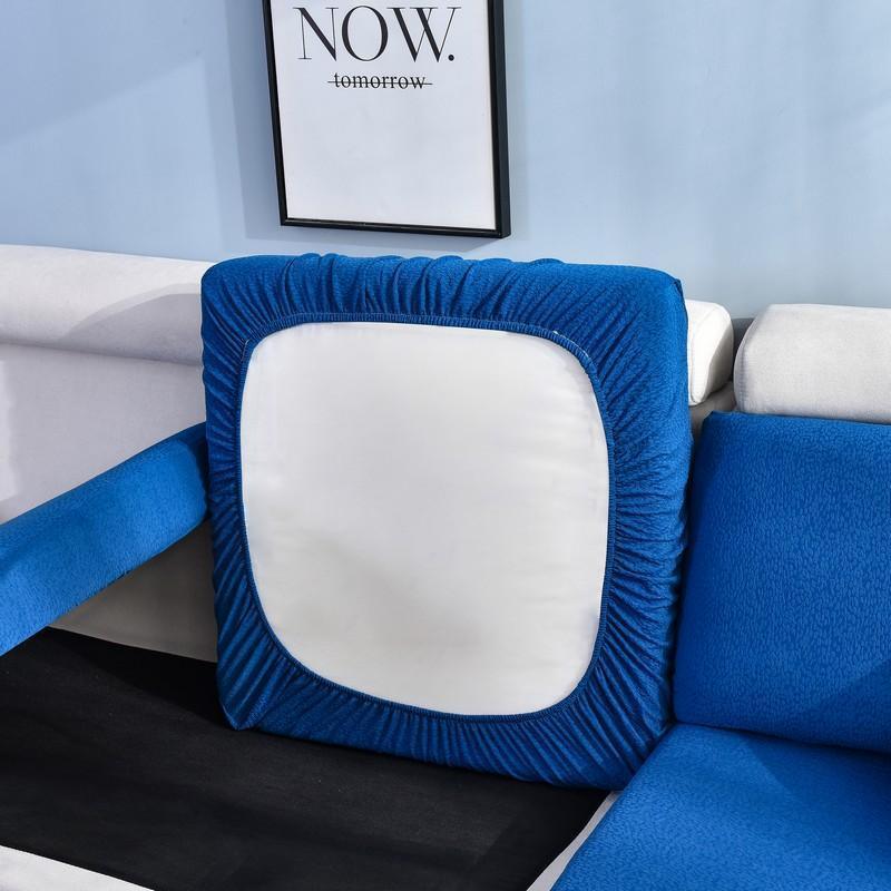 Sofa Cushion Cover Waterproof - Dark Blue - The Sofa Cover Crafter 