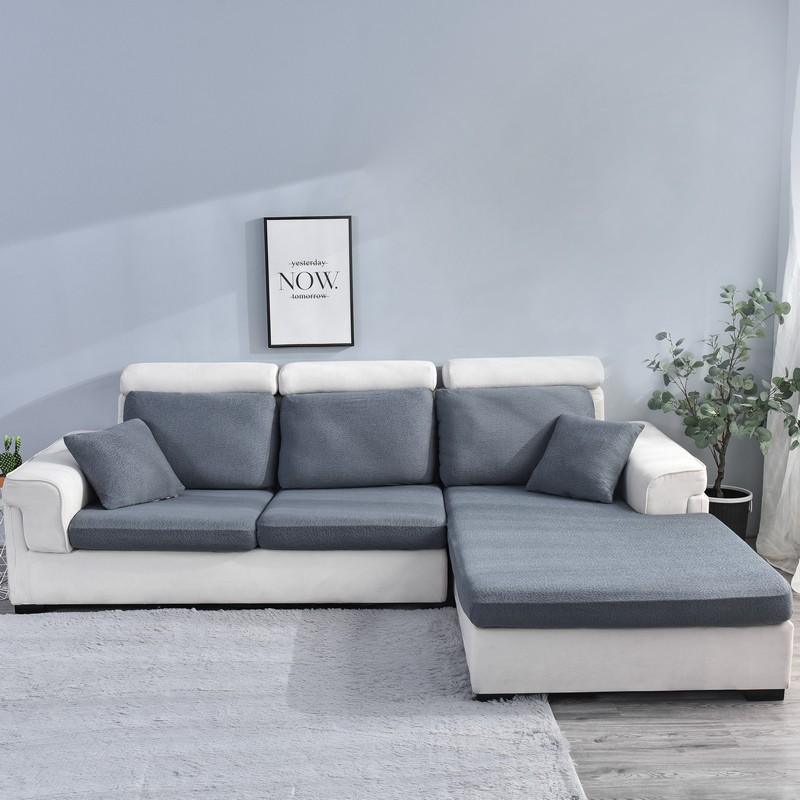 Sofa Cushion Cover Waterproof - Dark Grey - The Sofa Cover Crafter 