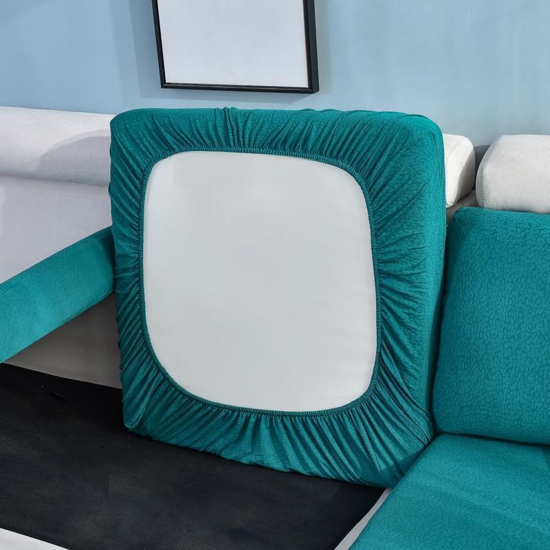 Sofa Cushion Cover Waterproof - Emerald green - The Sofa Cover Crafter 