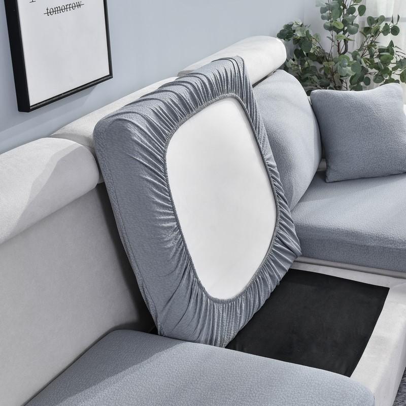 Sofa Cushion Cover Waterproof - Light Grey - The Sofa Cover Crafter 