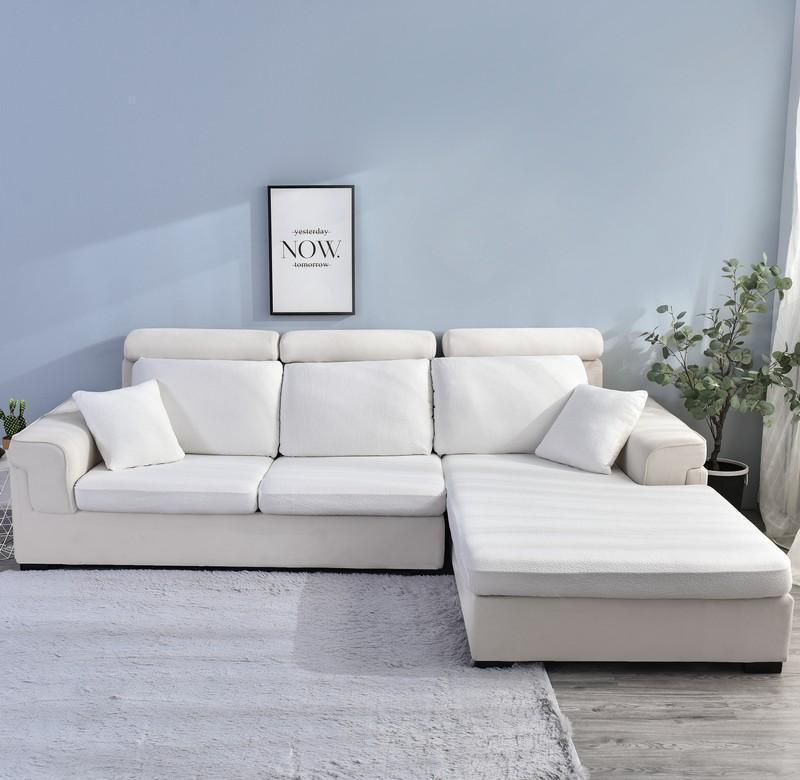 Sofa Cushion Cover Waterproof - White - The Sofa Cover Crafter 
