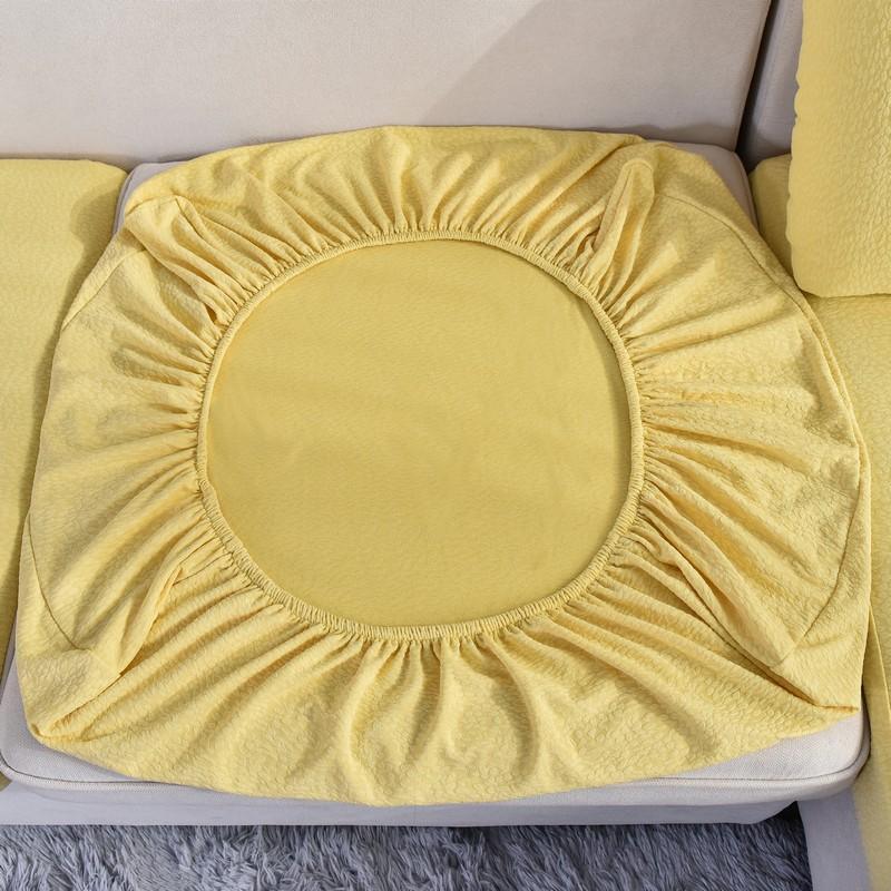 Sofa Cushion Cover Waterproof - Yellow - The Sofa Cover Crafter 
