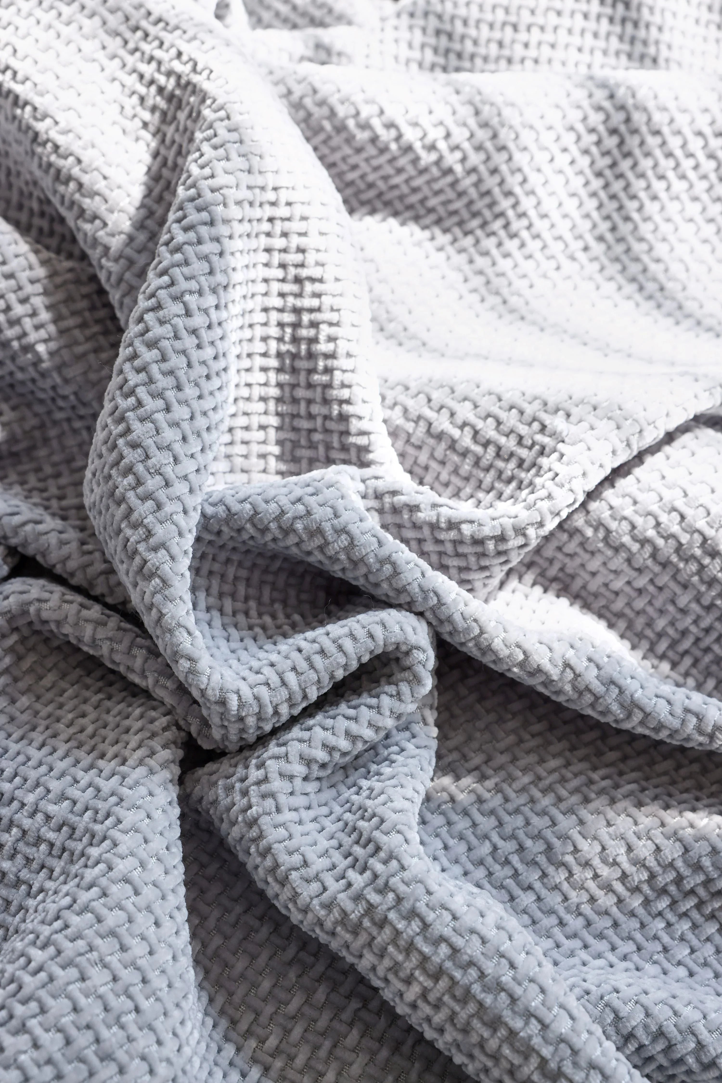 Sofa Throw - Coveri - Light Gray - The Sofa Cover Crafter 