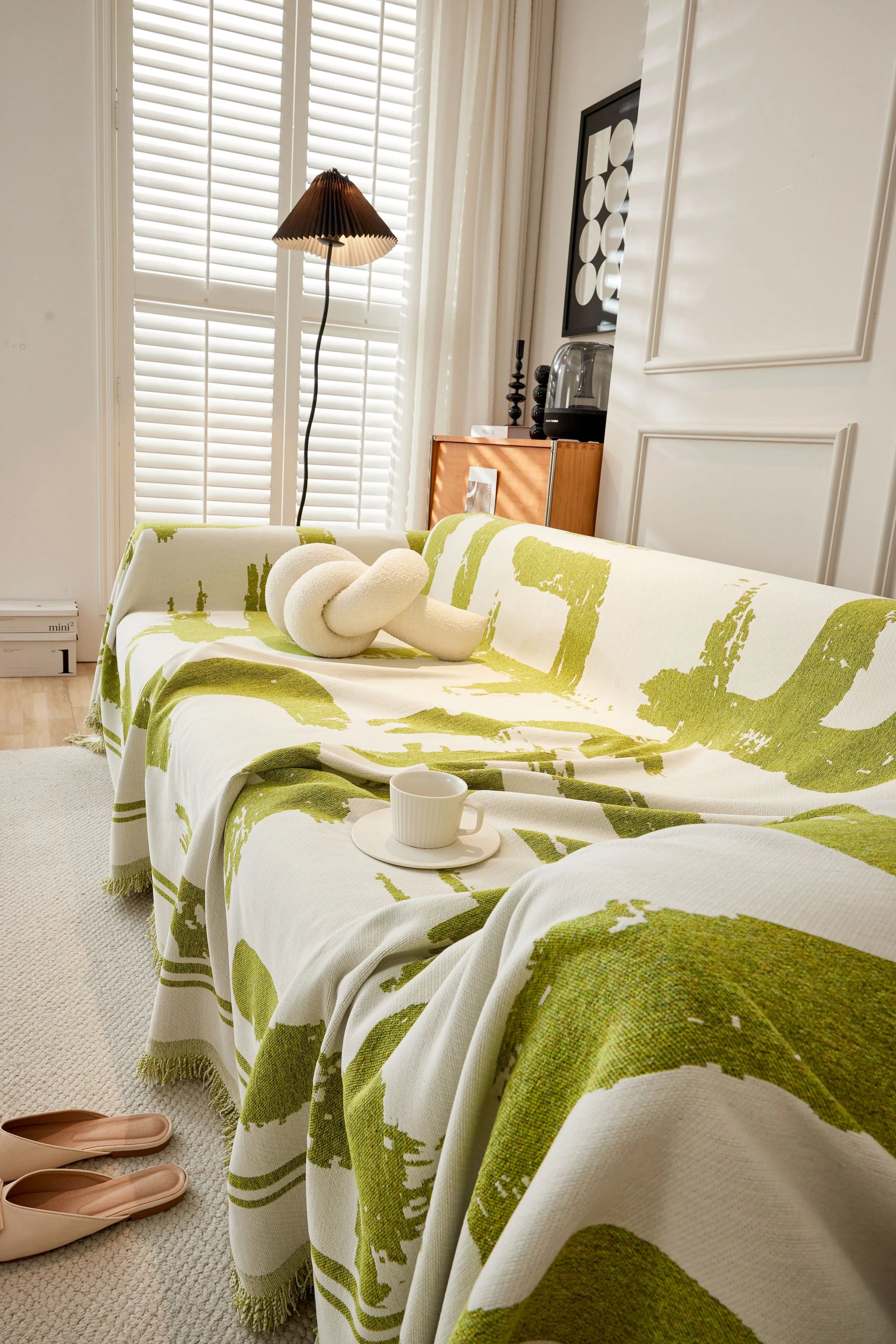 Sofa Throw - Skymoore - Green - The Sofa Cover Crafter 