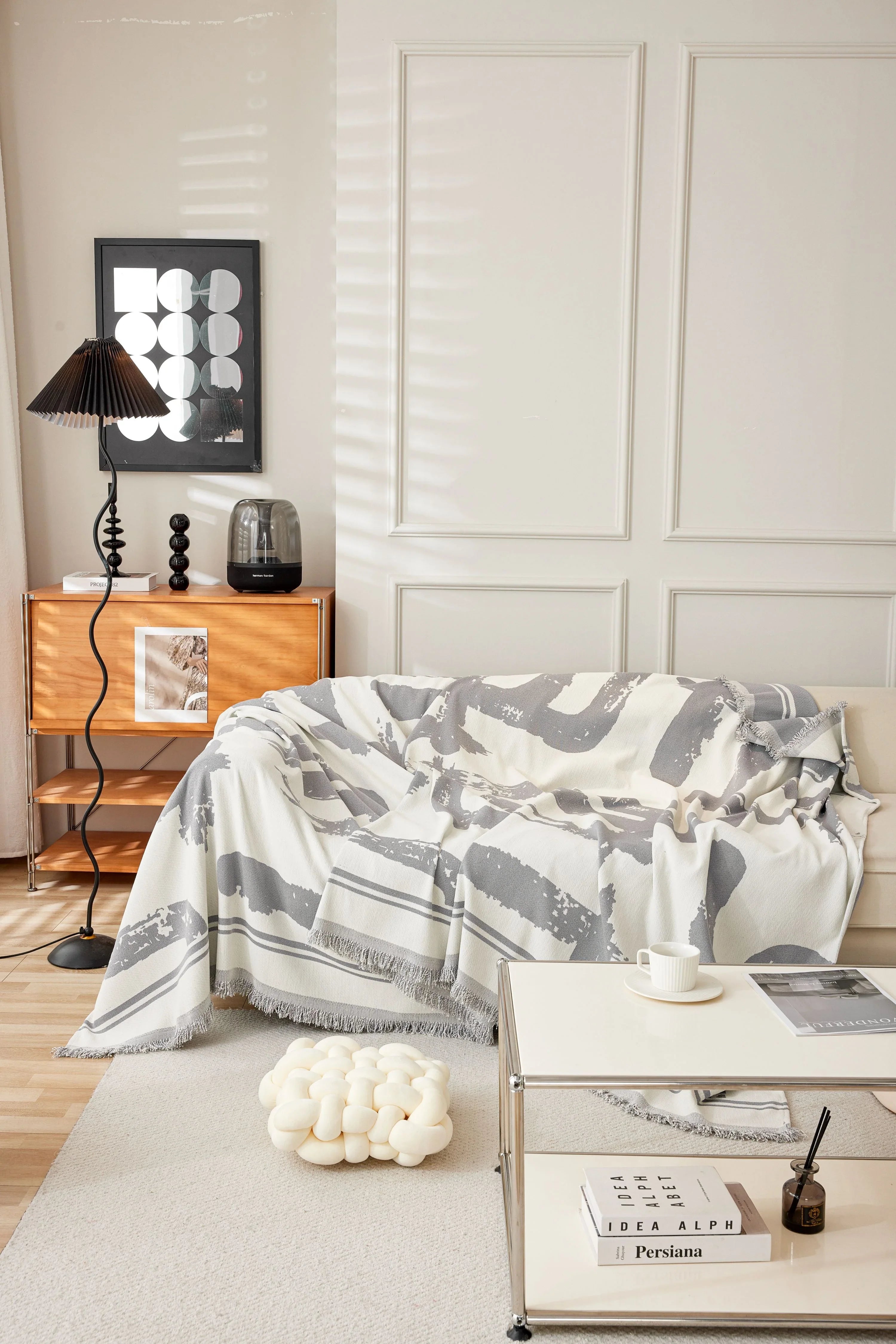 Sofa Throw - Skymoore - Grey - The Sofa Cover Crafter 