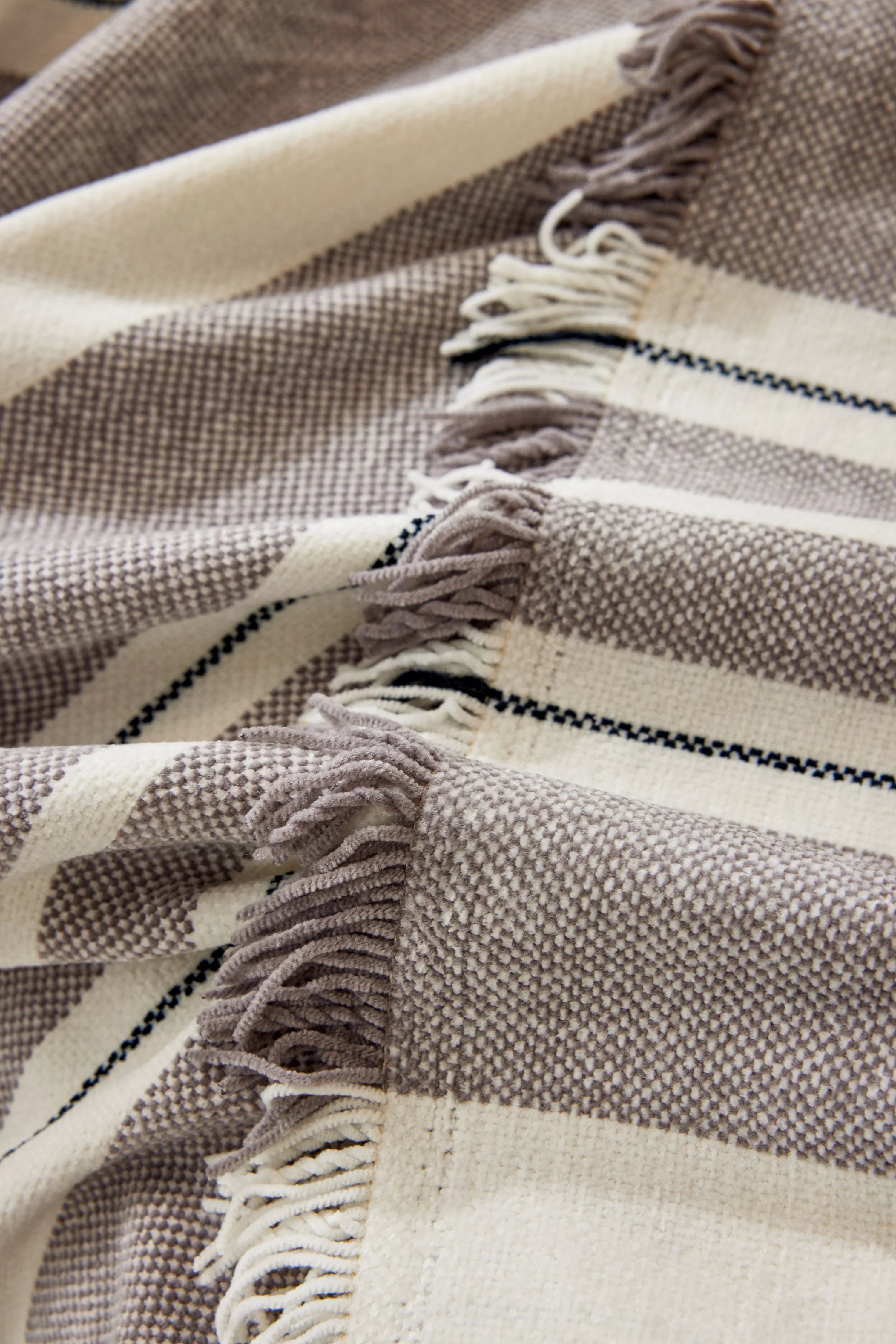 Sofa Throw - Striniara - Cross Brown - The Sofa Cover Crafter 