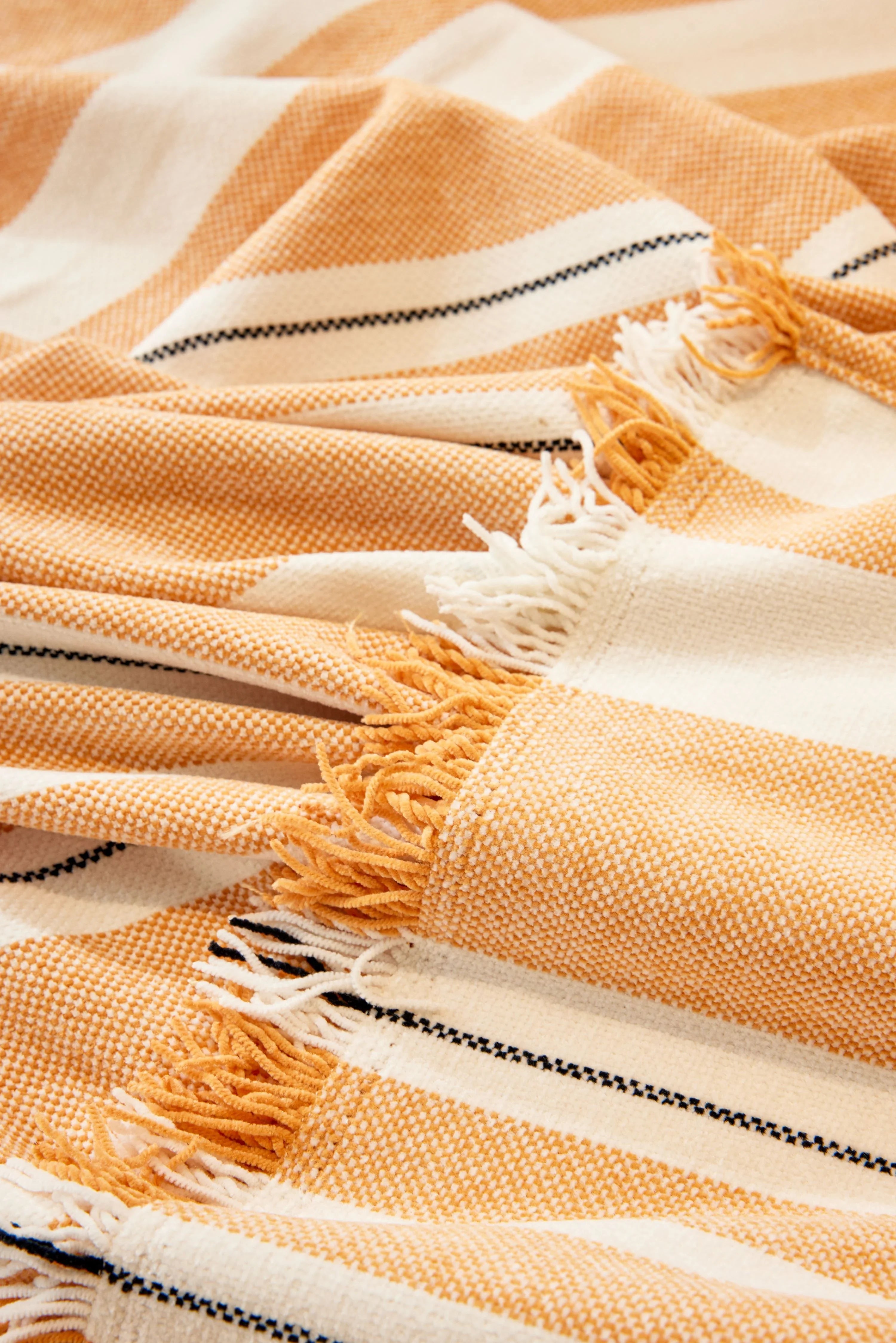 Sofa Throw - Striniara - Cross Orange - The Sofa Cover Crafter 